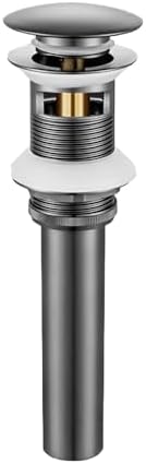 YZZY Bathroom Sink Pop-up Drain with Overflow and Hair Catcher