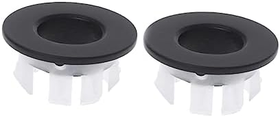 Gadpiparty 2Pcs Brass ABS Sink Overflow Cover
