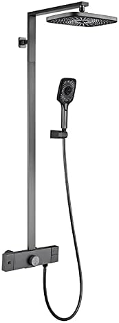 Thermostatic Shower System with Air Boost and 3 Spray Modes