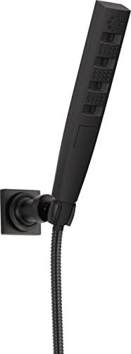 Delta H2Okinetic 5-Spray Matte Black Handheld Shower with Hose