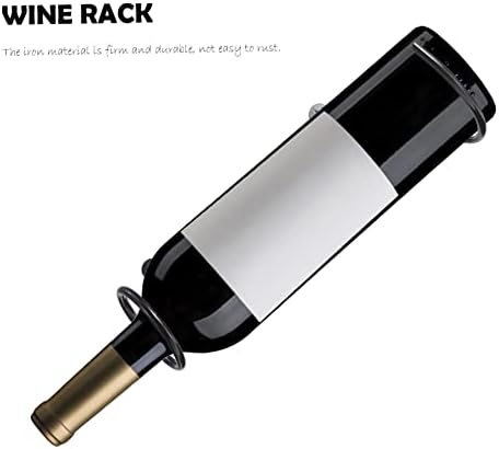 Cabilock Wall-Mounted Wine Racks 6Pcs Iron Art Storage Display