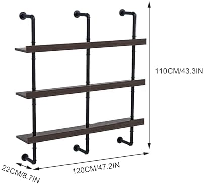COmepa Wall Mounted Wine Rack with LED Lights