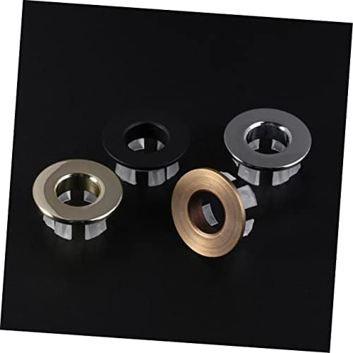 Gadpiparty 2Pcs Brass ABS Sink Overflow Cover