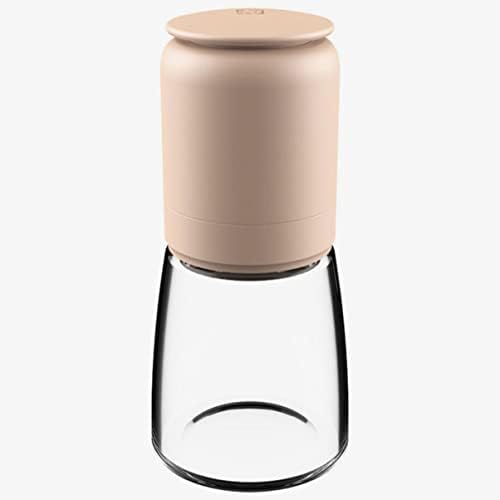 Alipis Salt Pepper Shaker Set with Refillable Glass Bottle