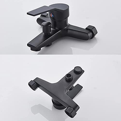LASEVE Single Handle Tub Faucet with ABS Shower Head