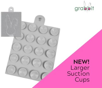 GRABBIT Hair Catcher Wall-Mounted Hair Trap for Shower