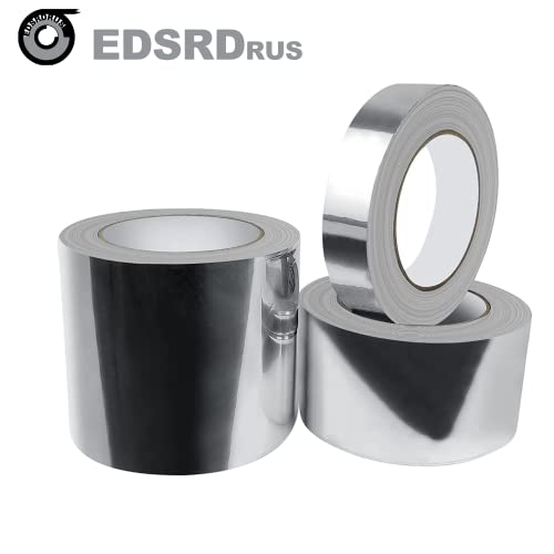 EDSRDRUS 12in x 98ft Duct Tape with Aluminum Foil