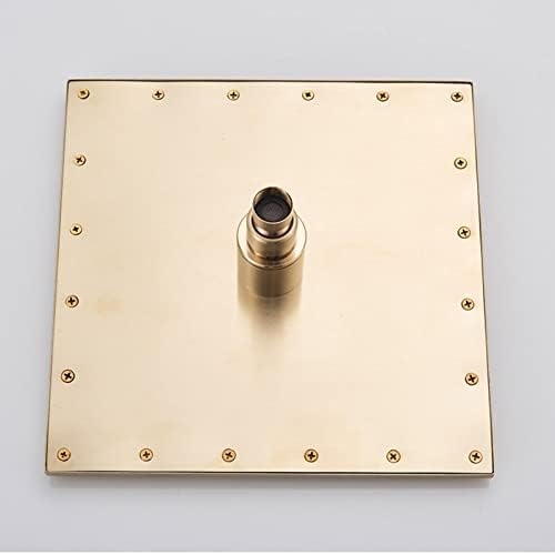 Black Gold Rain Shower System with Handheld