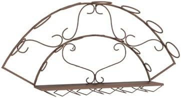 CUXAHO Bronze Wall-Mounted Wine Rack 1