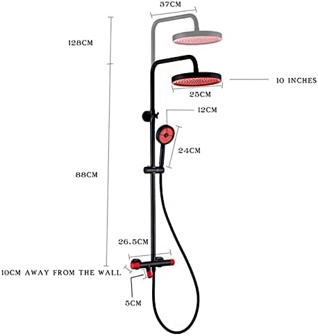 8 Inch Rain Shower System with 3 Modes 1