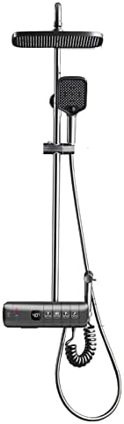 Thermostatic Shower Mixer Set with Digital Display and 3 Modes Handheld