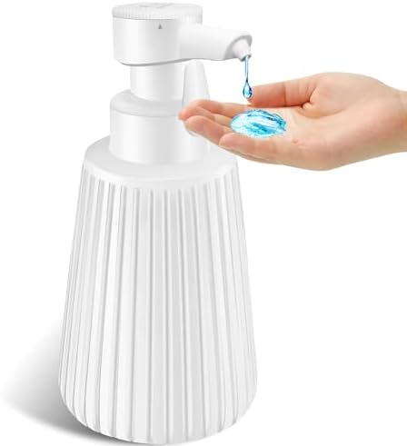 MoKasi 85oz Automatic Soap Dispenser - Touchless Adjustable Volume Durable White Resin