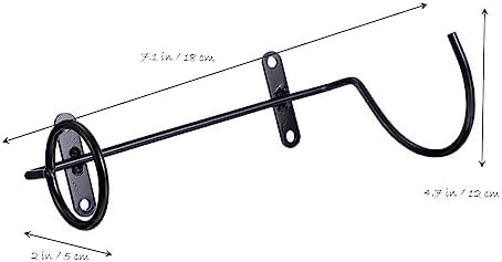 Cabilock Wall-Mounted Wine Racks 6Pcs Iron Art Storage Display