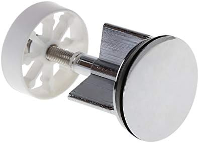Caralin Basin Pop-up Drain Plug Silver Copper Zinc Alloy