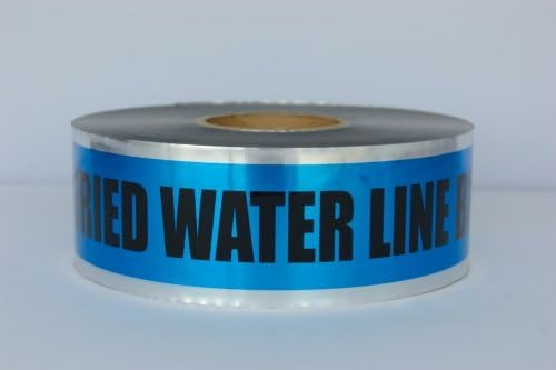 Detectable Underground Tape Blue 3 x 1000ft 8 Rolls Per Case