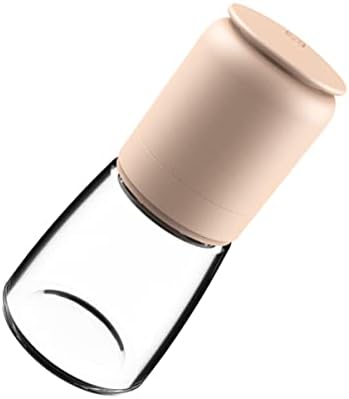 Alipis Salt Pepper Shaker Set with Refillable Glass Bottle
