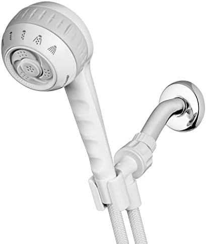 Waterpik Original Massage Shower Head with 5-Foot Hose and 6 Modes