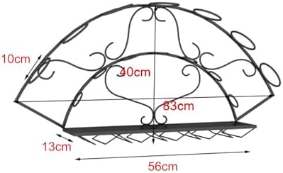 CUXAHO Bronze Wall-Mounted Wine Rack 1