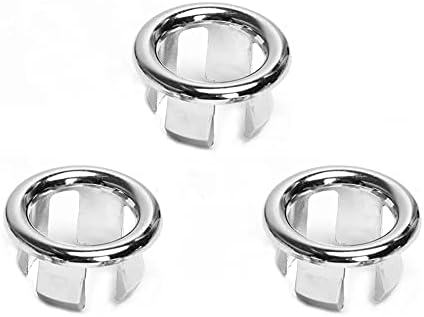 BlingKingdom 3PCS Sink Overflow Ring Drain Cover