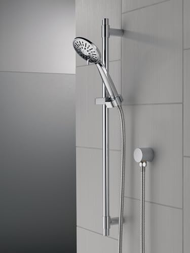 Delta Chrome Handheld Shower Head with Slide Bar and Hose
