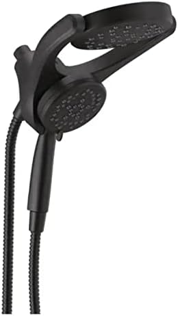 Delta 75699BL HydroRain Dual Shower Heads with MagnaTite and Matte Black