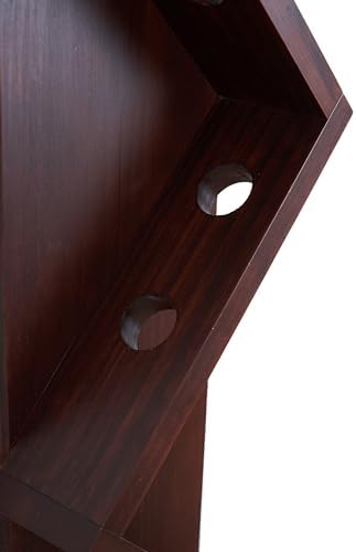 Wall-Mounted Wine Rack with 8 Bottle Capacity