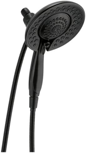 Delta In2ition 2 in 1 Dual Shower Head with Handheld Spray Matte Black