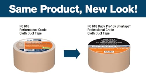 Shurtape PC 618 Cloth Duct Tape 72mm x 55m Beige 1 Roll