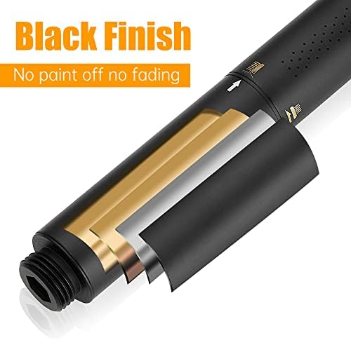 BESy Black Brass Handheld Shower Head 2 In 1 Set