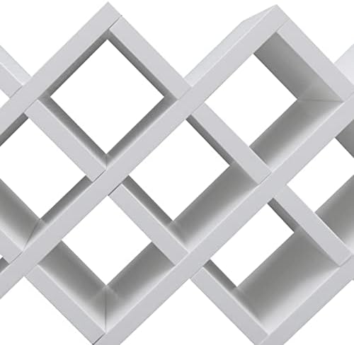 Wooden Wine Rack - 10 Bottle Wall Mounted Storage