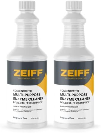Zeiff Pro-Grade Multi-Purpose Enzyme Cleaner - 32 Ounce 2 Pack
