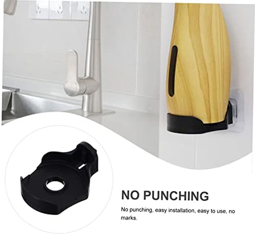 HOLIDYOYO 2pcs Wall-Mounted Soap Dispenser Bracket Holder