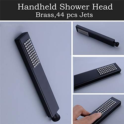 Matte Black Ceiling Mounted Shower System 10-12 Inch Set