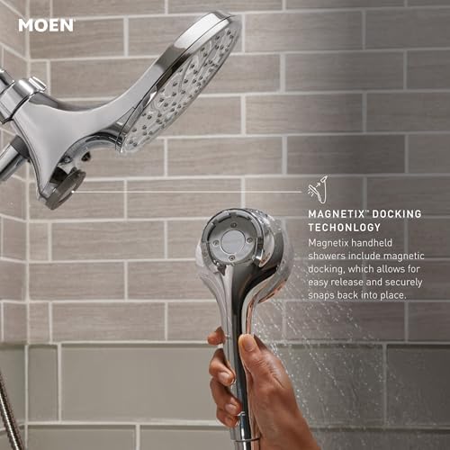 Moen Engage Magnetix 35-Inch Handheld Showerhead with Magnetic Docking