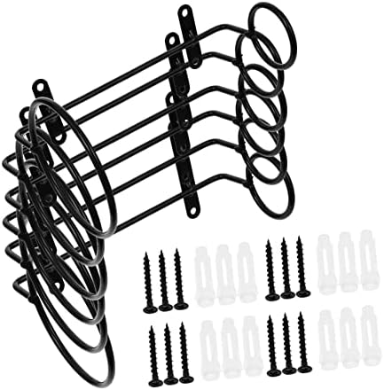 Ciieeo 6pcs Wall-Mounted Wine Rack