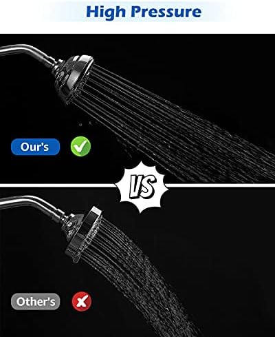 VMASSTONE High Pressure Shower Head with 7-Spray Settings