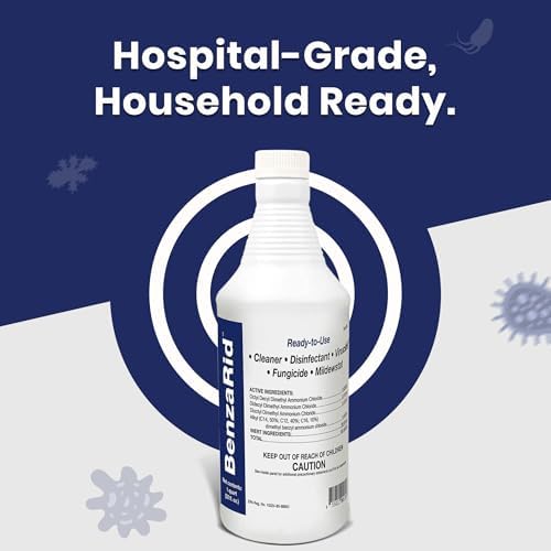 BenaRid Pro Mold Killer Fungicide Disinfectant 1 Gal 32 oz