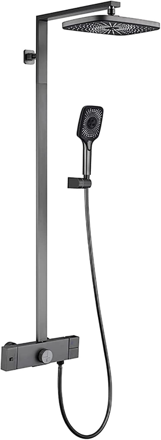 Thermostatic Shower System with Air Boost and 3 Spray Modes