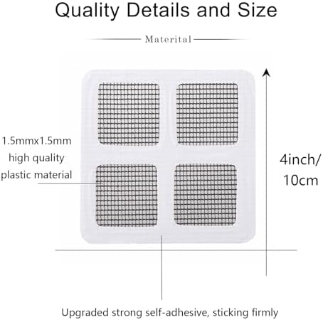 BOYYOEE Disposable Drain Hair Catcher 4x4 Inch 30 PCS Pack