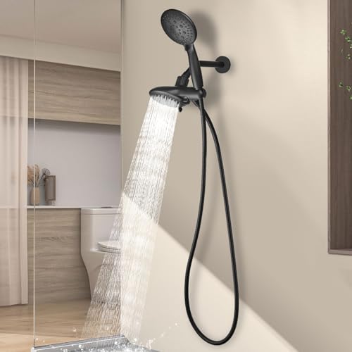 Cobbe 48-Setting 3-Way Shower Head Combo - Black