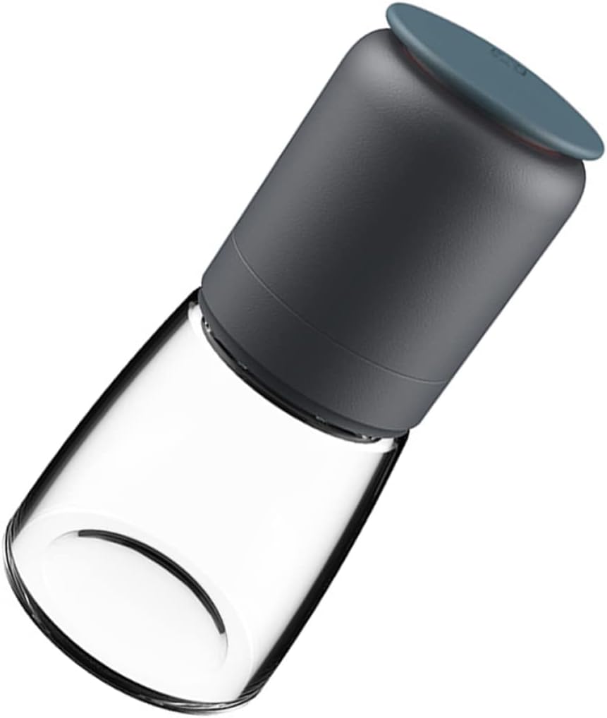 Alipis 304 Stainless Steel Glass Pepper Salt Shaker Set