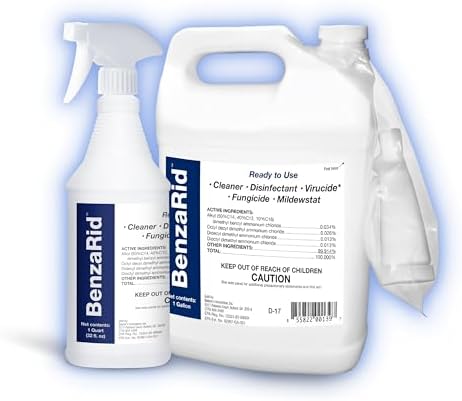 BenaRid Pro Mold Killer Fungicide Disinfectant 1 Gal 32 oz