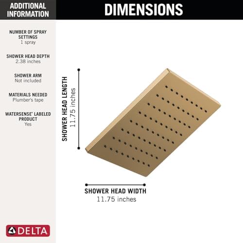 Delta 52159-CZ Universal Head Champagne Bronze