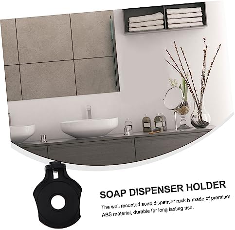 Hoement Wall-Mounted Soap Dispenser Bracket 2 Piece Set
