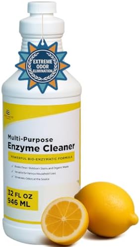 NORTHWEST ENTERPRISES Enzyme Cleaner - 32 Ounces Fresh Lemon Scent