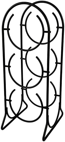 Spectrum 3-Bottle Horseshoe Wine Rack Black