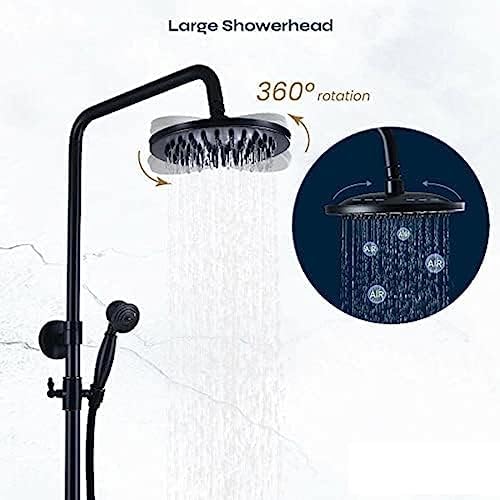 TECKI Oil Surface Bronze Rain Shower System Set