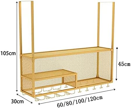 ZJDYDY Floating Wine Rack Wall-Mounted Ceiling Holder