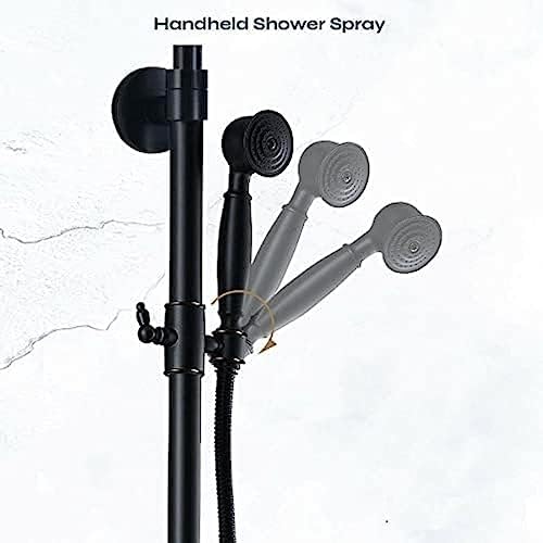 TECKI Oil Surface Bronze Rain Shower System Set