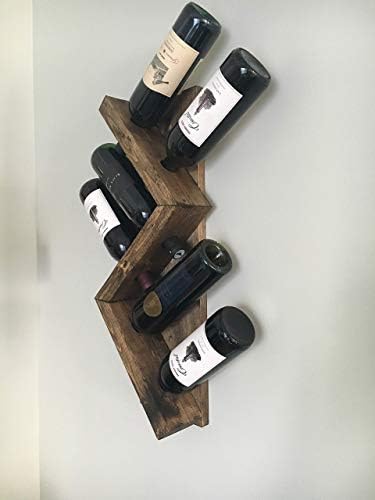 DistressedMeNot Zig Zag Wine Rack Wall Mounted